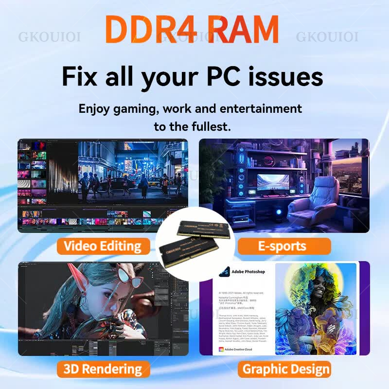 GKOUIOI DDR4 Memoria Ram 4GB 8 - огляд і ціна Khadas Vim4 8Gb