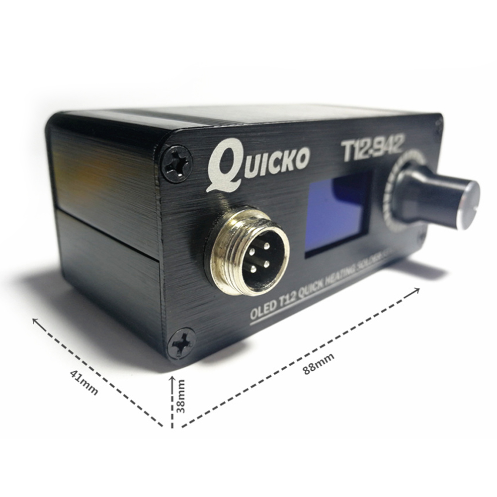QUICKO MINI T12 STC OLED Digit - огляд і ціна Soldering Station T12 Oled